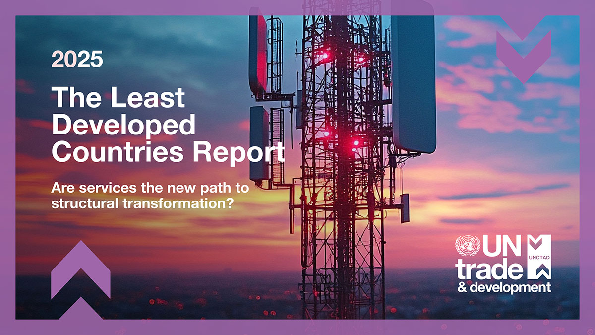 Cover of The Least Developed Countries Report 2025: Are services the new path to structural transformation?