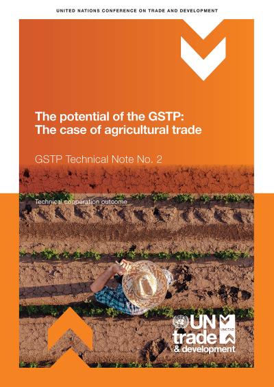 Cover for The potential of the GSTP: The case of agricultural trade
